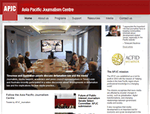 Tablet Screenshot of apjc.org.au